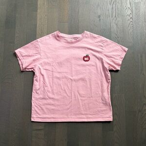 Uniqlo hello kitty cropped shirt